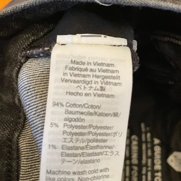 Madewell Women's The Perfect Vintage Crop Jeans, Size 26 Charcoal - Picture 4 of 7